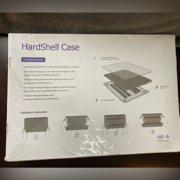 Hard shell case for Mac Air 13 colorful giraffe design - Picture 2 of 11